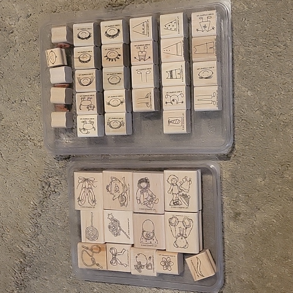 2 sets of Stampin Up! Stamps